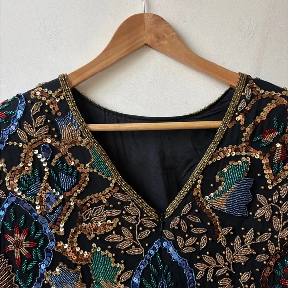 Oleg Cassini Vintage Beaded Top - Picture 10 of 15